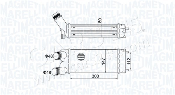 Charge Air Cooler MAGNETI MARELLI 351319204700 2