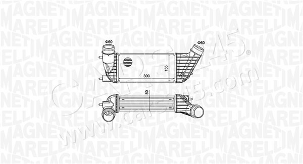 Charge Air Cooler MAGNETI MARELLI 351319204260