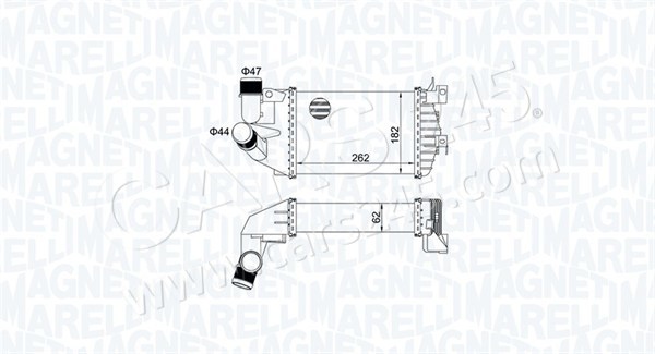 Charge Air Cooler MAGNETI MARELLI 351319205080