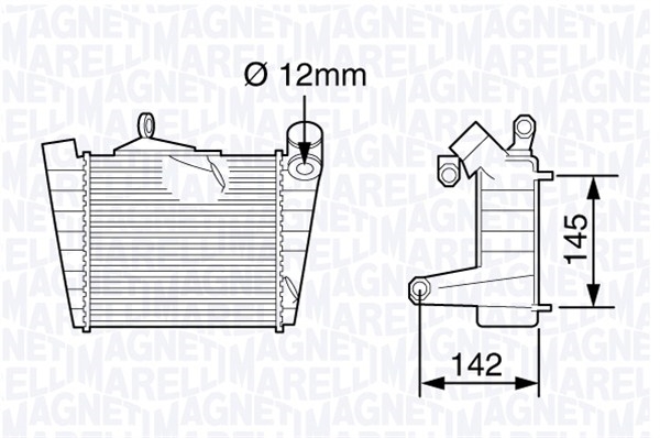 Charge Air Cooler MAGNETI MARELLI 351319203620