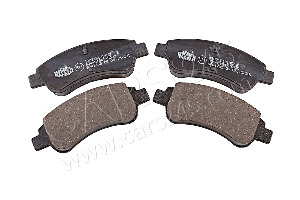 Brake Pad Set, disc brake MAGNETI MARELLI 430216171405