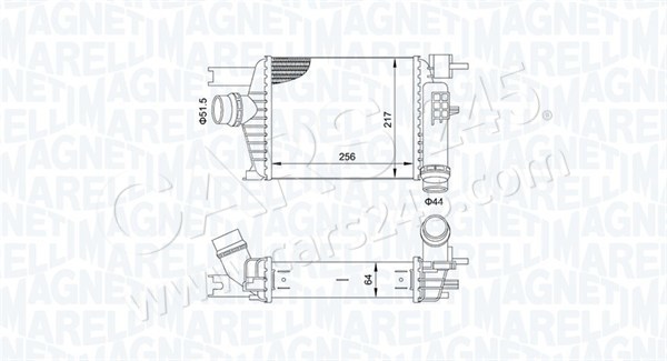 Charge Air Cooler MAGNETI MARELLI 351319205160 2
