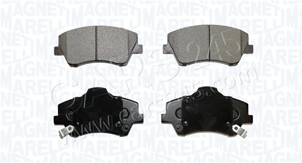 Brake Pad Set, disc brake MAGNETI MARELLI 363916061253