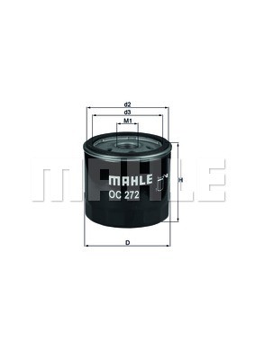 Oil Filter MAHLE OC272