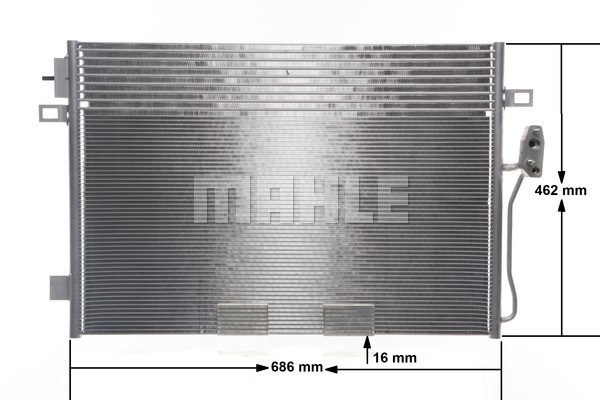 Condenser, air conditioning MAHLE AC47000S 12