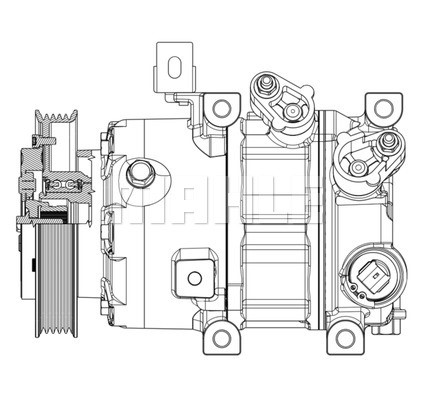 Compressor, air conditioning MAHLE ACP638000P 2