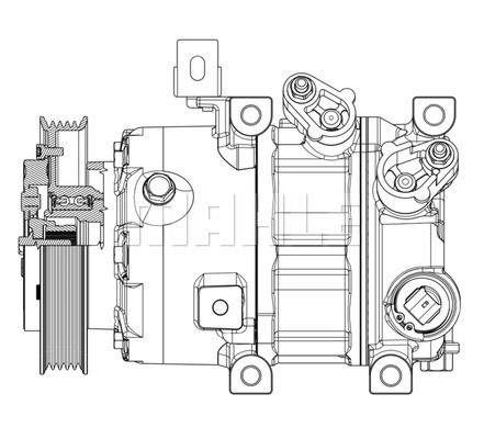 Compressor, air conditioning MAHLE ACP638000P 4