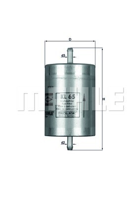 Fuel Filter MAHLE KL65