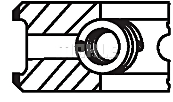 Piston Ring Kit MAHLE 02201V2 3