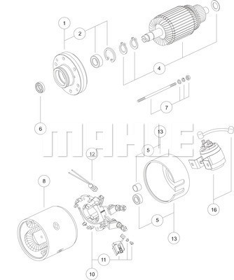 Electric Motor MAHLE MM59 3