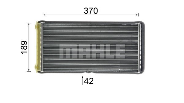 Heat Exchanger, interior heating MAHLE AH117000P 12