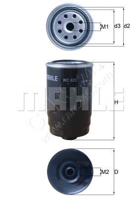 Fuel Filter MAHLE KC623