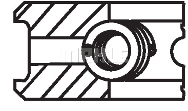 Piston Ring Kit MAHLE 20910N0 3