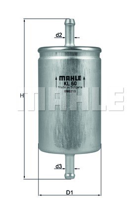 Fuel Filter MAHLE KL60
