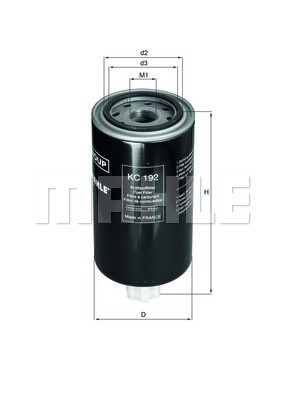 Fuel Filter MAHLE KC192