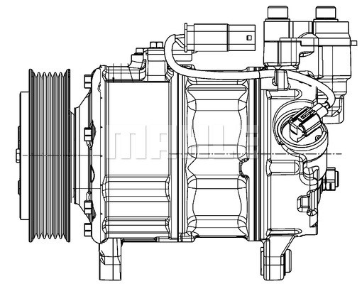Compressor, air conditioning MAHLE ACP600000P 2