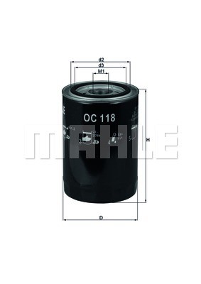 Oil Filter MAHLE OC118