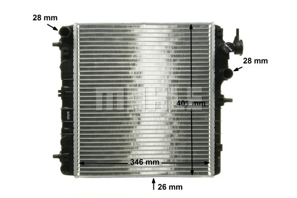 Radiator, engine cooling MAHLE CR1116000P 10