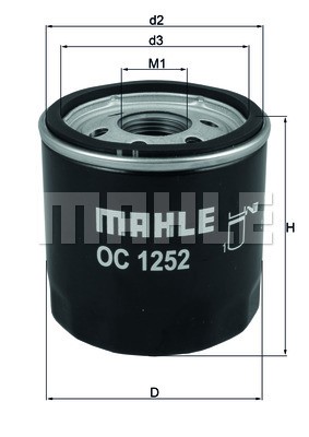 Oil Filter MAHLE OC1252
