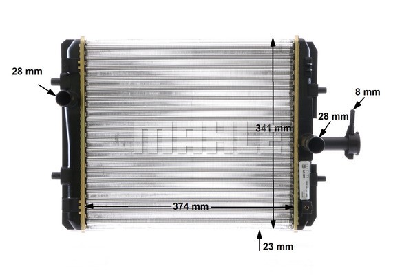 Radiator, engine cooling MAHLE CR1114000S 11