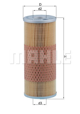 Oil Filter MAHLE OX59