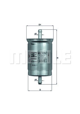 Fuel Filter MAHLE KL171