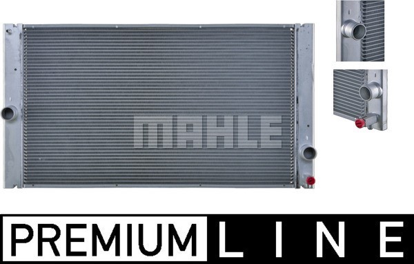 Radiator, engine cooling MAHLE CR779000P 7