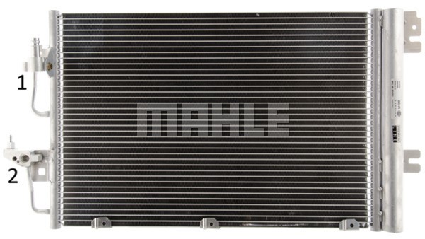 Condenser, air conditioning MAHLE AC377000P 3