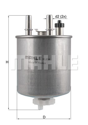 Fuel Filter MAHLE KL834
