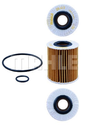 Oil Filter MAHLE OX413D1 2