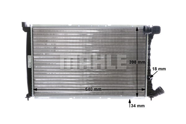 Radiator, engine cooling MAHLE CR473000S 13