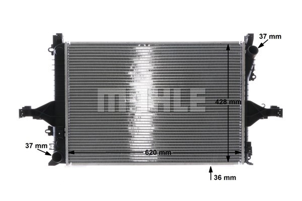 Radiator, engine cooling MAHLE CR1546000S 12
