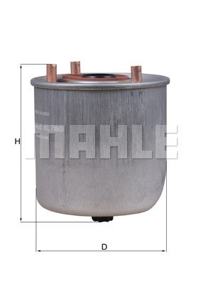 Fuel Filter MAHLE KL780