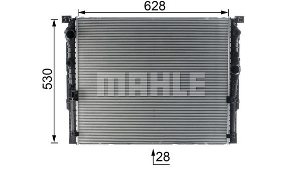 Radiator, engine cooling MAHLE CR2196000P 11