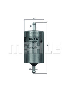 Fuel Filter MAHLE KL14