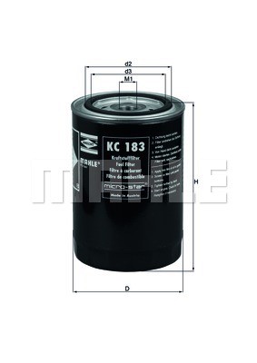 Fuel Filter MAHLE KC183