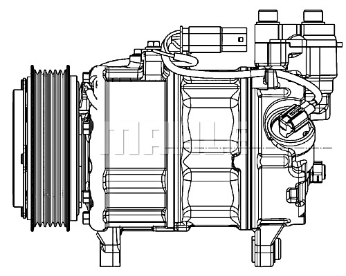 Compressor, air conditioning MAHLE ACP599000P 2
