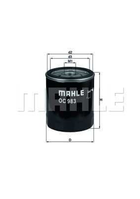 Oil Filter MAHLE OC983