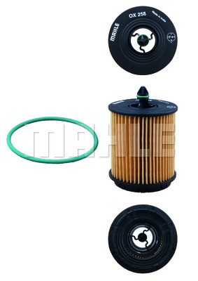 Oil Filter MAHLE OX258D 2