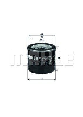 Oil Filter MAHLE OC606