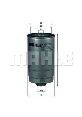 Fuel filter MAHLE KC195/1
