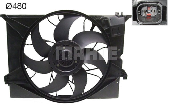 Fan, engine cooling MAHLE CFF486000S