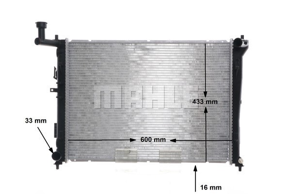 Radiator, engine cooling MAHLE CR1118000S 11
