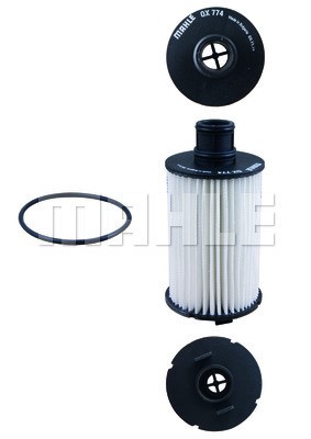 Oil Filter MAHLE OX774D 8