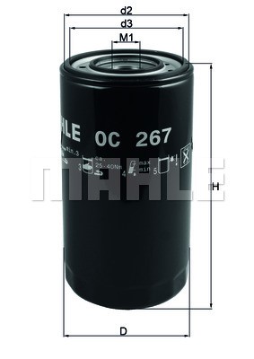 Oil Filter MAHLE OC267