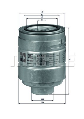Fuel Filter MAHLE KC56
