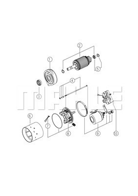 Electric Motor MAHLE MM193 3