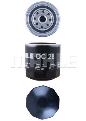 Oil Filter MAHLE OC28 2