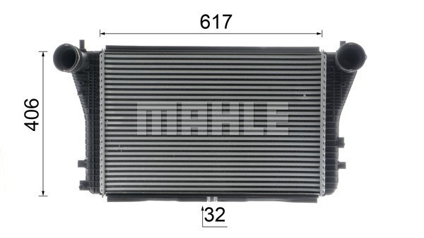 Charge Air Cooler MAHLE CI83000P 12