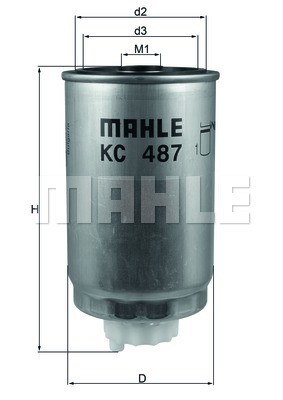 Fuel Filter MAHLE KC487